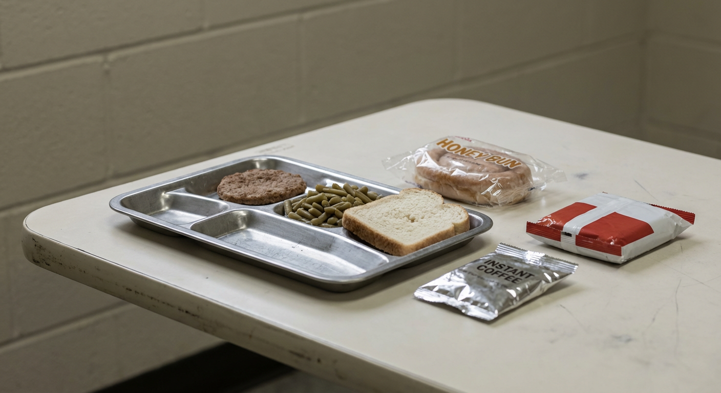 Imagen ilustrativa: Comida en la cárcel: qué comen los presos en Estados Unidos